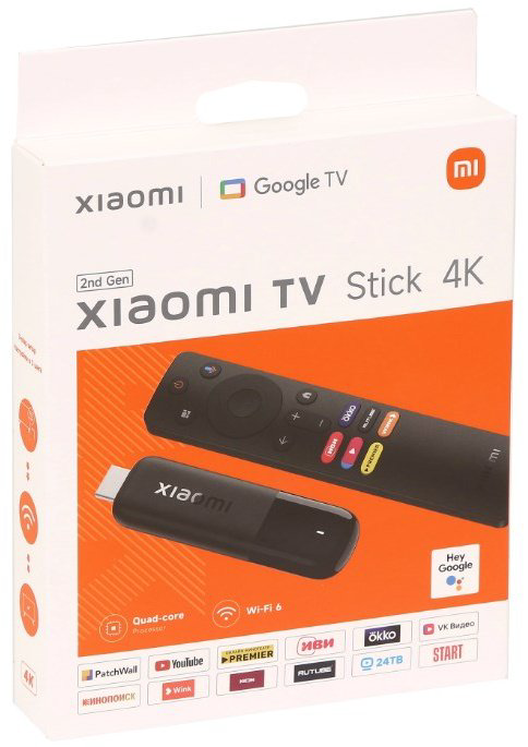 Xiaomi TV Stick 4K MDZ-33-AA (2rd Gen) 2/8 Гб купить,44990