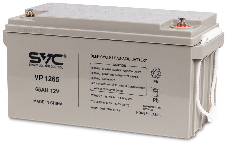 Аккумулятор SVC VP1265 12В 65 Ач