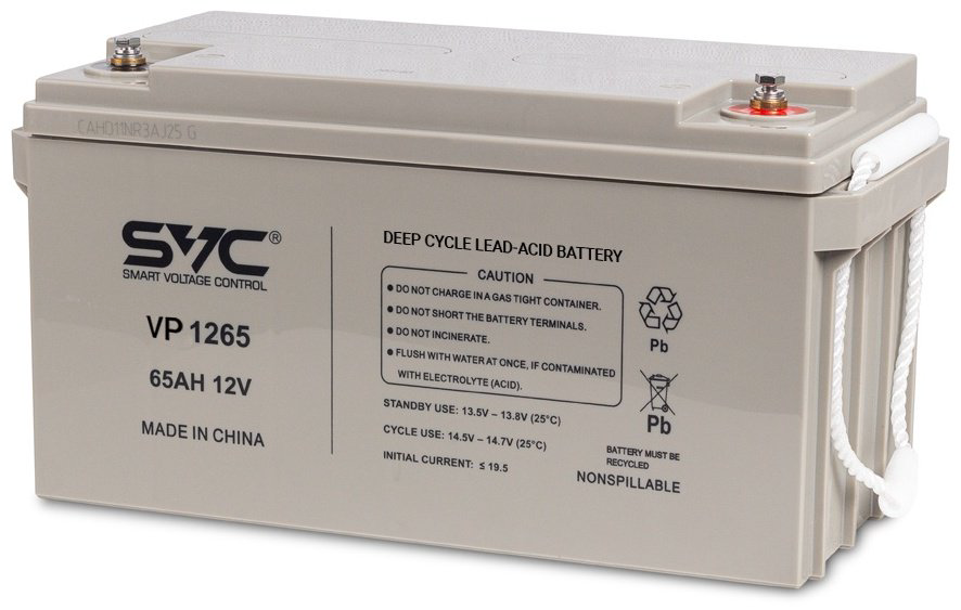 Аккумулятор SVC VP1265 12В 65 Ач