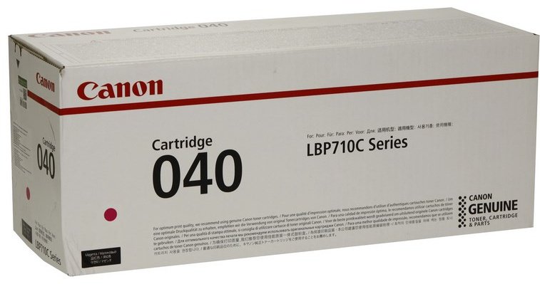 Картриджи Canon 040 (0456C001) пурпурный (magenta)