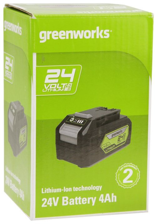 Аккумулятор Greenworks 2938407RU Li-Ion 24 В 4 Ач 1 шт купить,32490