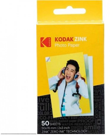 Kodak RODZ2X350 бумага, A8, 50 шт, глянцевое покрытие купить,NaN