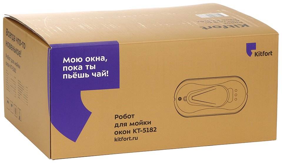 Стеклоочиститель Kitfort KT-5182 белый, черный