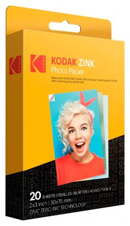 Kodak RODZ2X320 бумага, A8, 20 шт, глянцевое покрытие