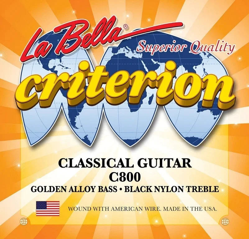 Комплект струн для классической гитары La Bella C800 6 шт