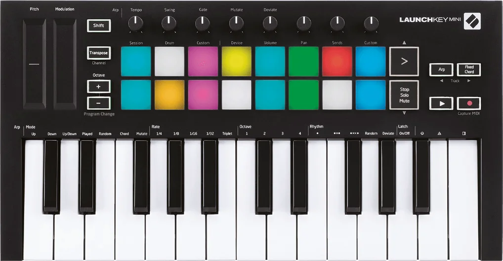 MIDI-контроллер Novation Launchkey Mini Mk3 Black