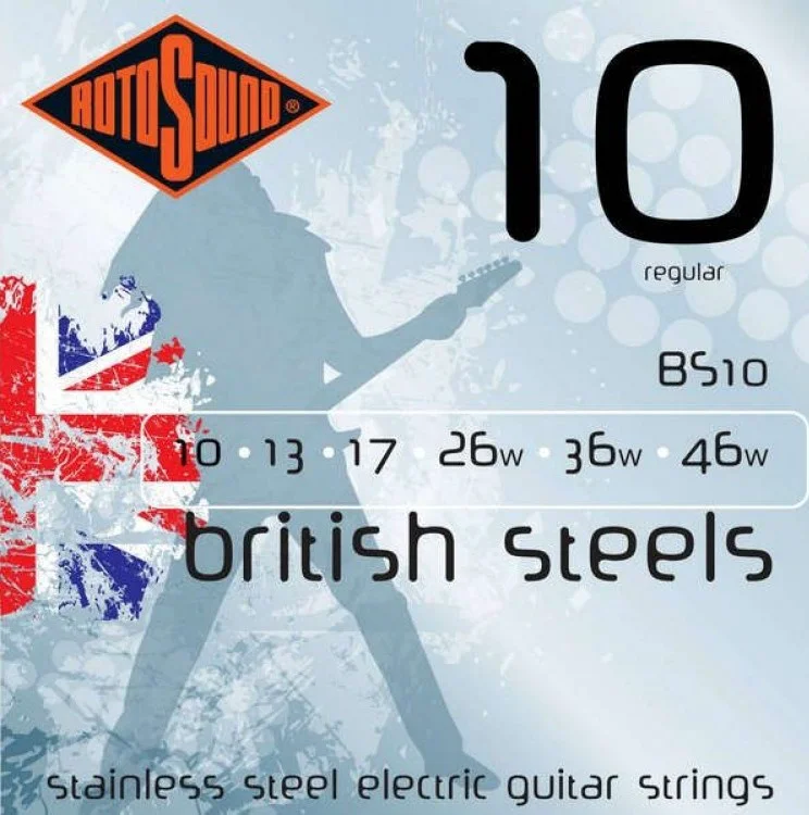 Комплект струн для электрогитары Rotosound 10-46 BS10 6 шт