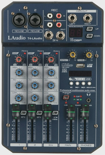 Микшерный пульт LAudio T4-LAudio синий