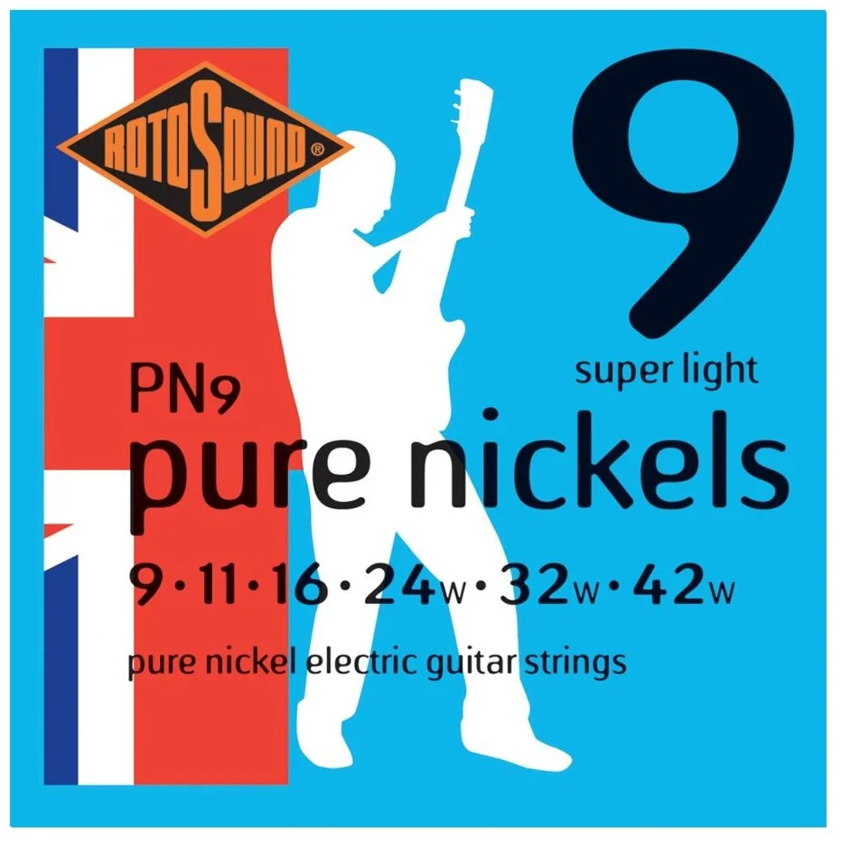 Комплект струн для электрогитары Rotosound 9-42 PN9 6 шт
