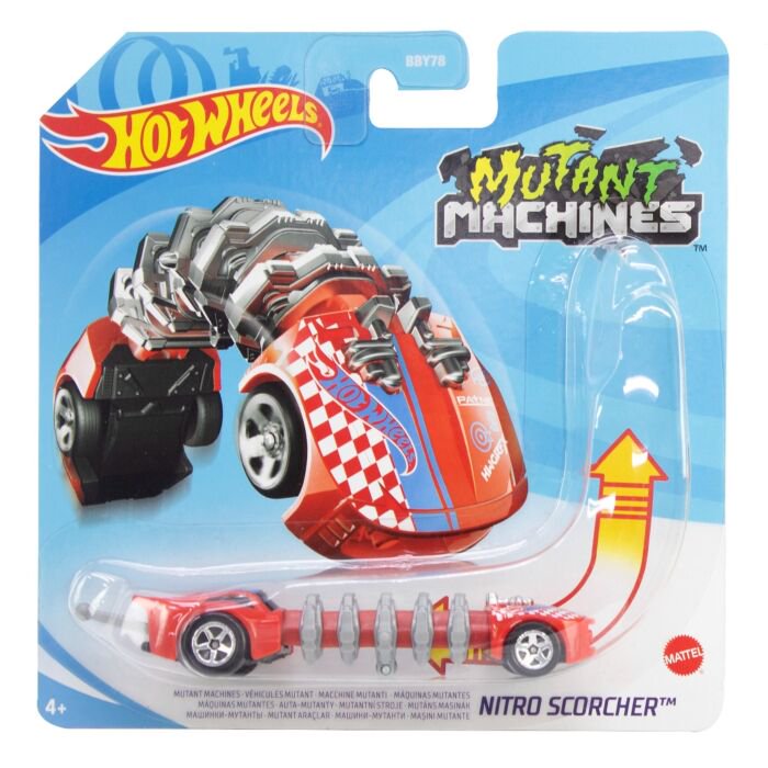 Машинка Hot Wheels Basic Mutant Machines-Nitro Scorcher BBY78/CGM84 купить,NaN