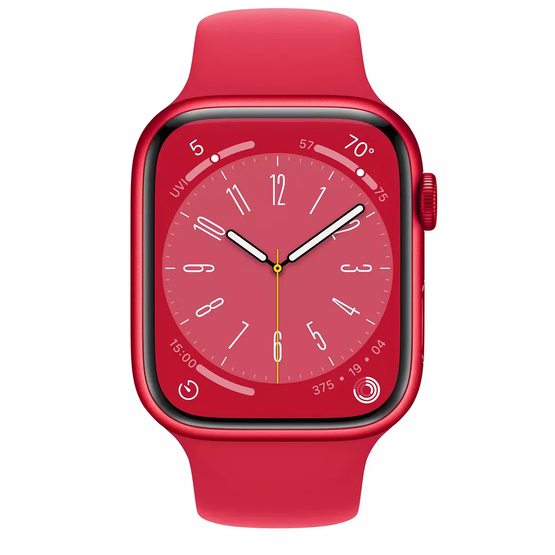 Смарт-часы Apple Watch Series 8 45mm MNP43 Aluminium Case with Sport Band Product Red купить,317510