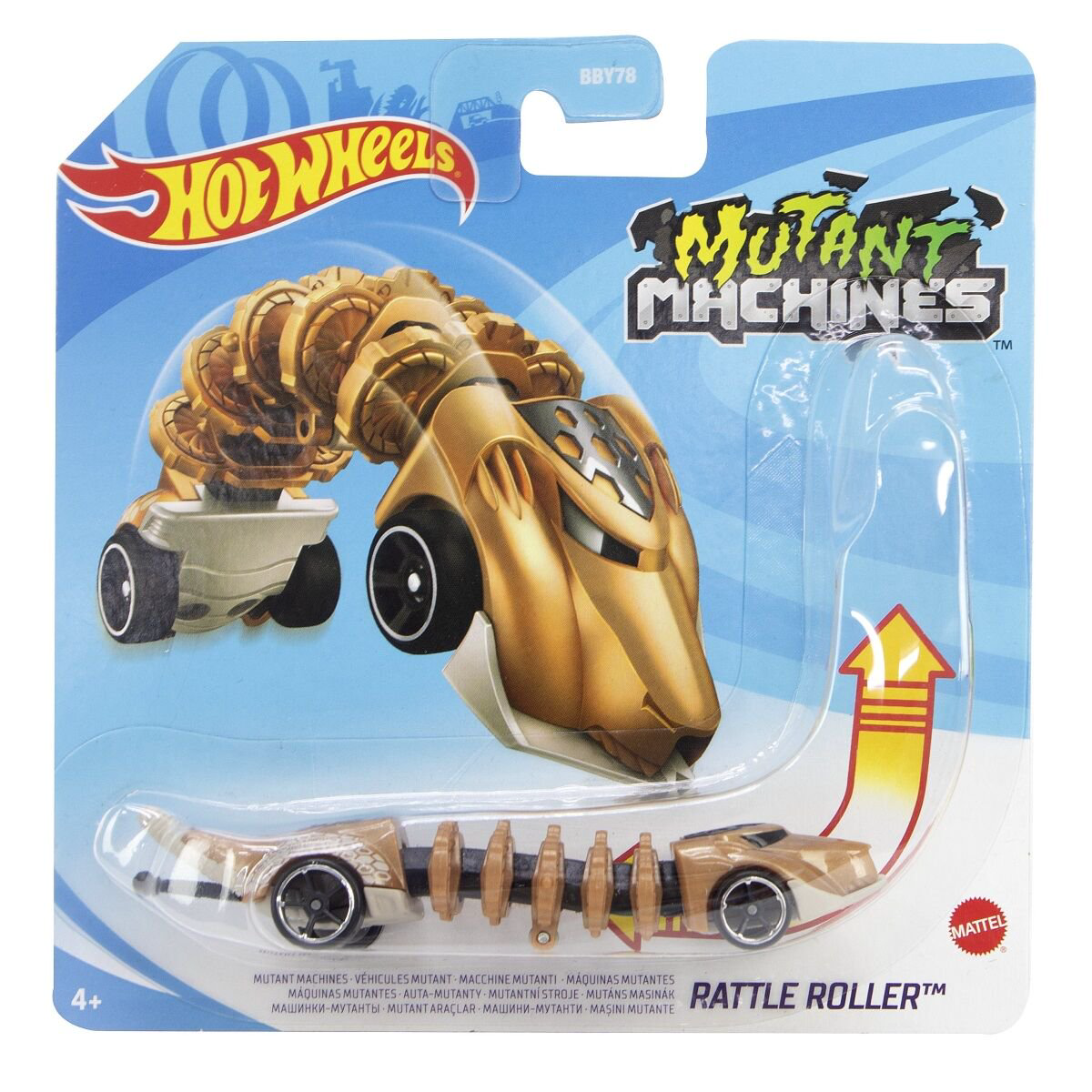Машинка Hot Wheels Basic Mutant Machines-Rattle Roller BBY78/CGM82 купить,NaN
