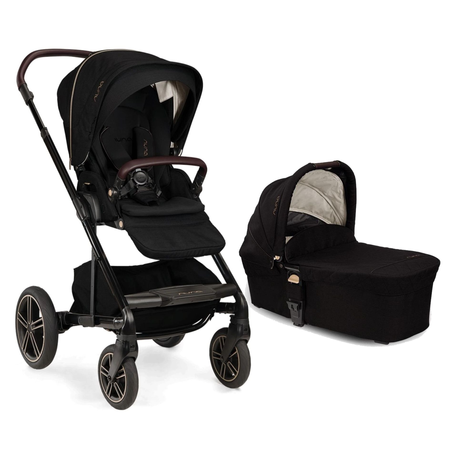 Коляска 2в1 Nuna Mixx Next Riveted Black