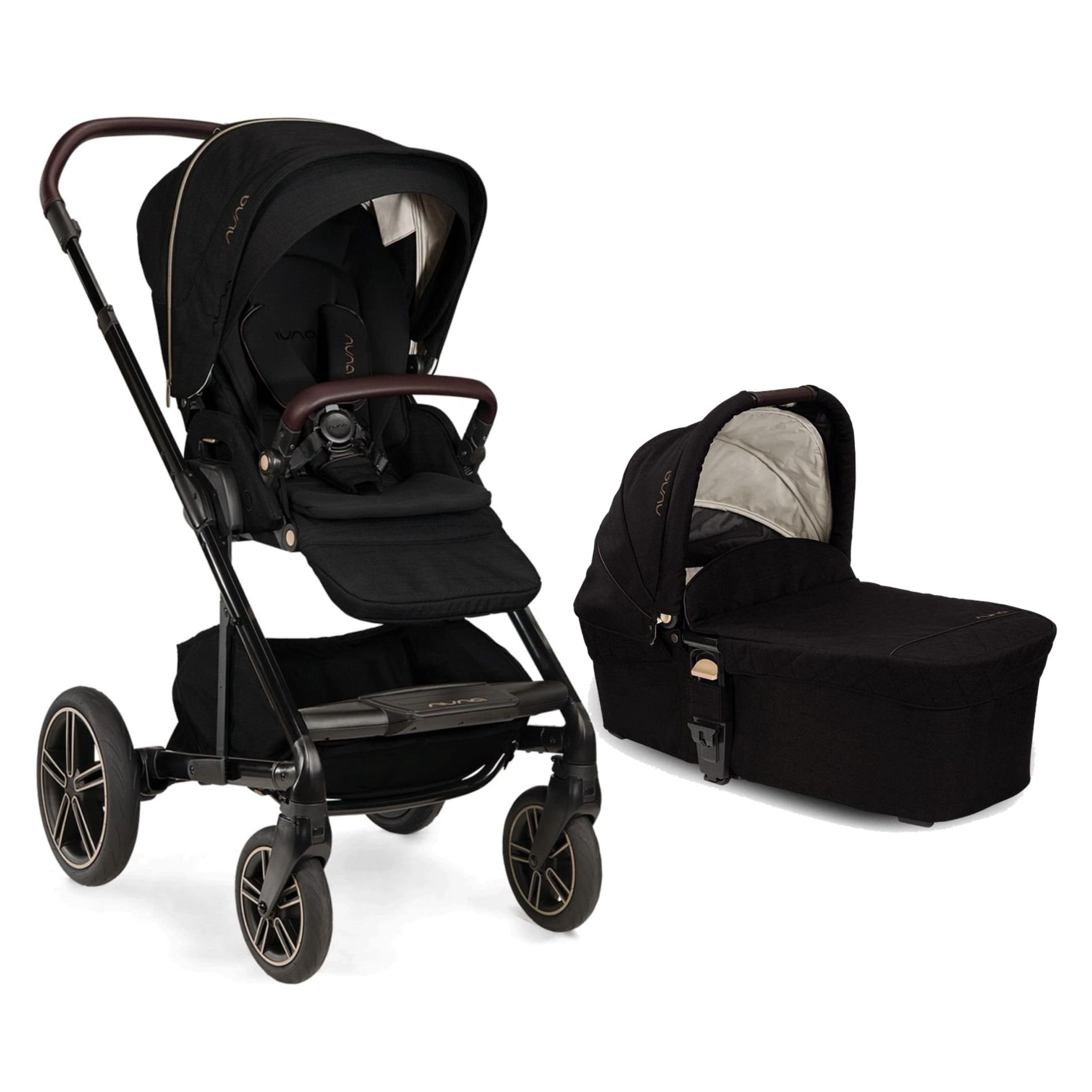 Коляска 2в1 Nuna Mixx Next Riveted Black купить,NaN