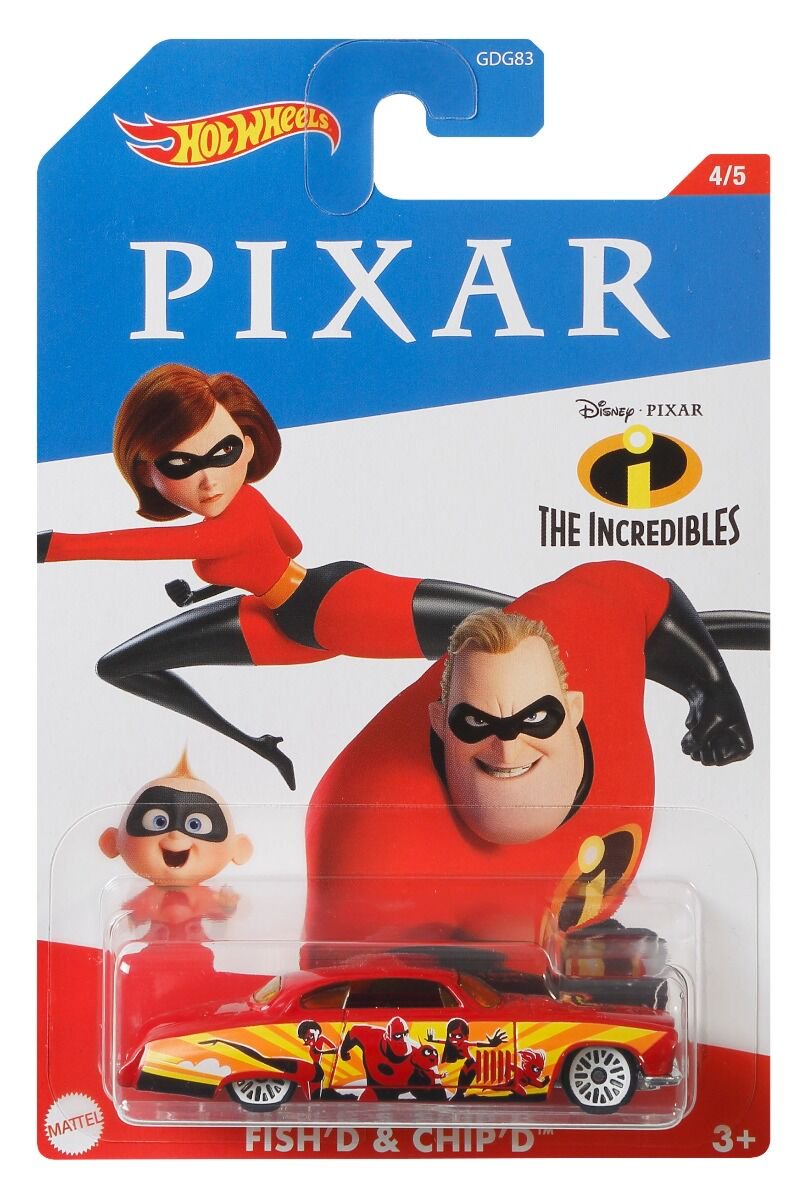 Машинка Hot Wheels Basic Pixar-The Incredibles GDG83/GJV21 купить,NaN