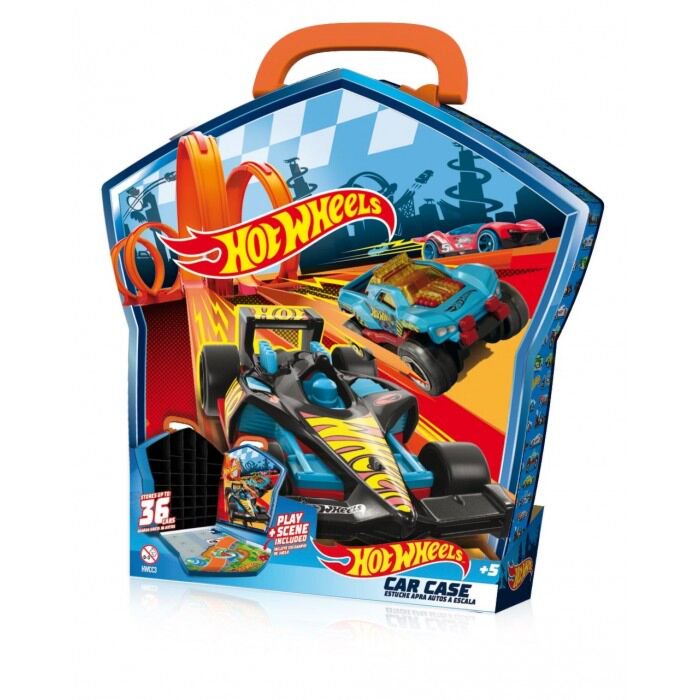Портативный кейс для хранения  Hot Wheels License   36 машинок синий купить,NaN