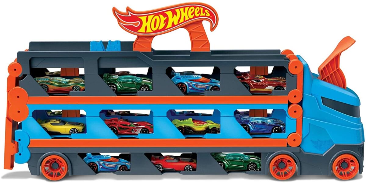Машинка Hot Wheels Basic Тягач для гоночных машин GVG370 купить,0