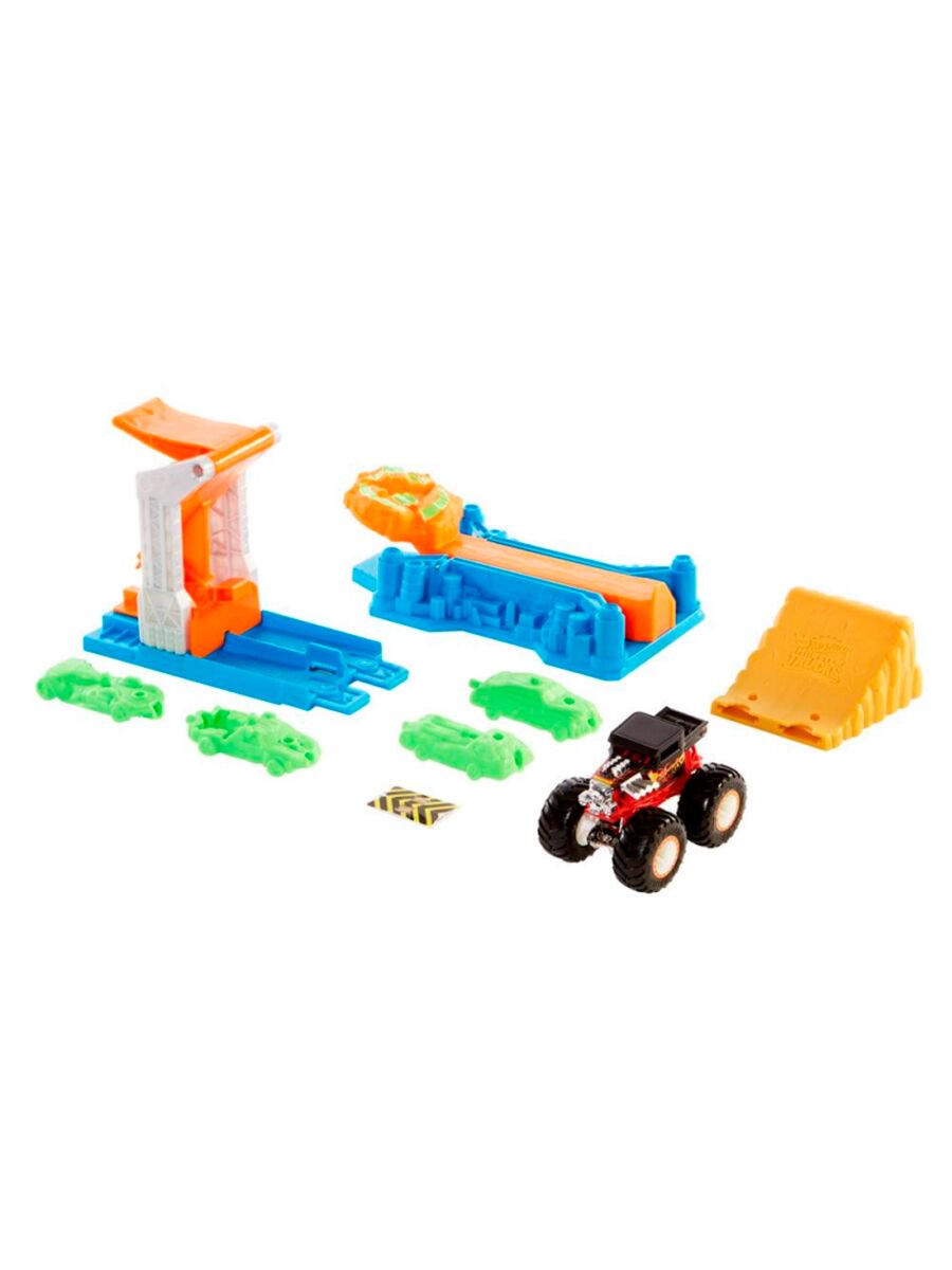 Игровой набор Hot Wheels Monster Trucks  Ключ на старт GVK080 купить,NaN