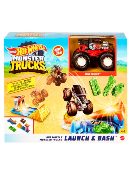 Игровой набор Hot Wheels Monster Trucks  Ключ на старт GVK080 купить,NaN