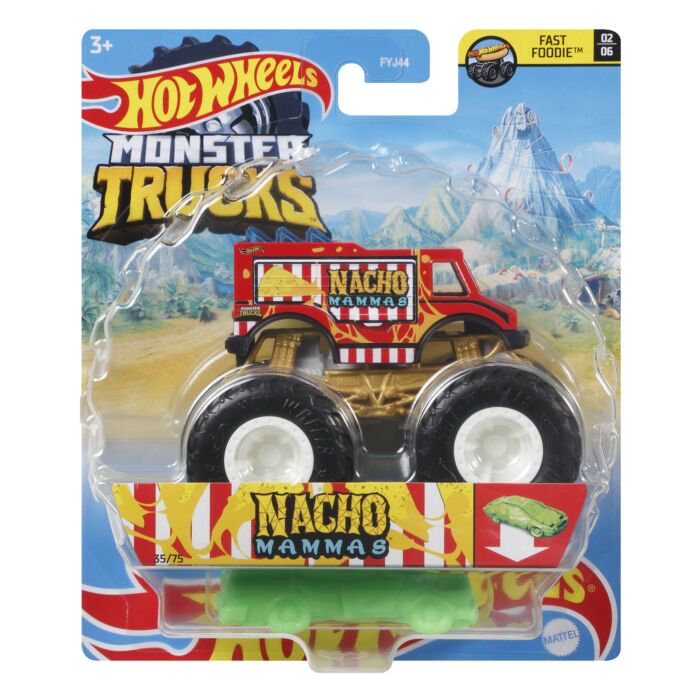 Машинка Hot Wheels Monster Trucks 1:64 Nacho Mammas FYJ44/GTH60 купить,NaN