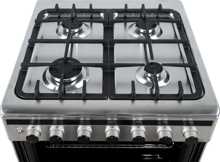 Плита комбинированная Midea FSC-602DX серебристая - ForteMarket Плита комбинированная Midea FSC-602DX серебристая купить,0