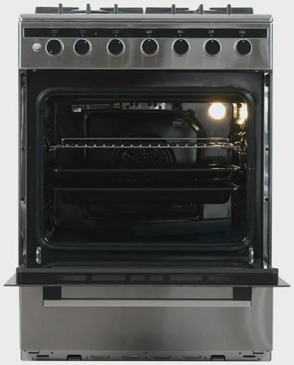 Плита комбинированная Midea FSC-602DX серебристая