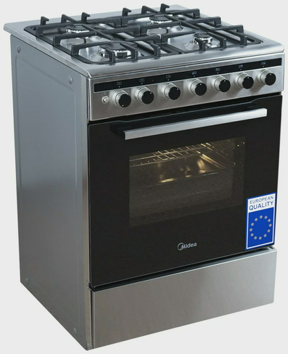 Плита комбинированная Midea FSC-602DX серебристая