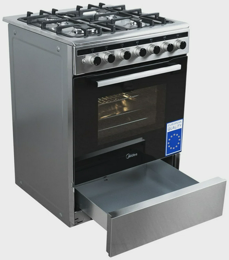 Плита комбинированная Midea FSC-602DX серебристая