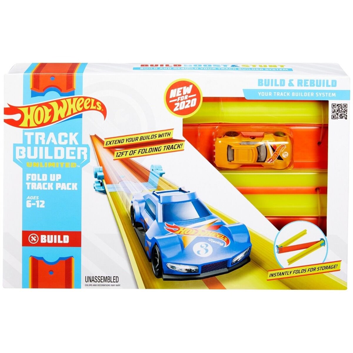 Игровой набор Hot Wheels Track Builder  Складной трек GLC87/GLC91