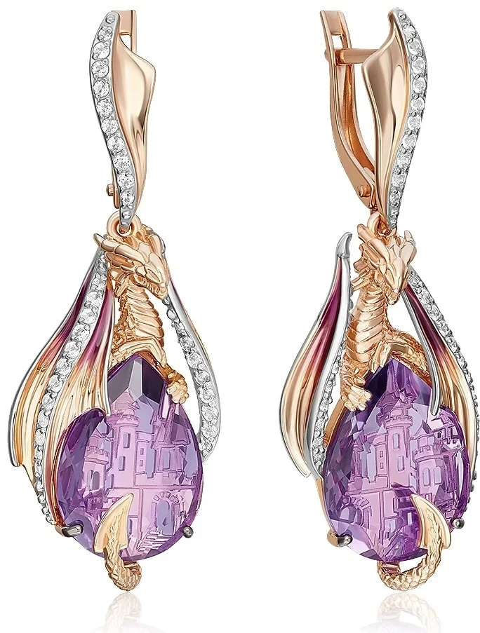 Серьги Platina 02-5296-00-225-1110 10.85гр купить,NaN