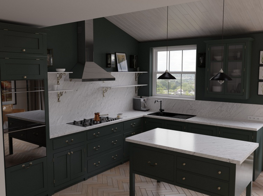 Столешница матовая Мебель Азии Italian Marble 300x60x4см белый
