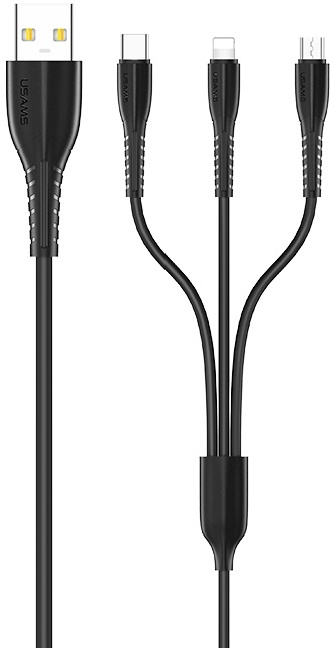 Кабель Usams SJ367USB01 1м черный купить,NaN