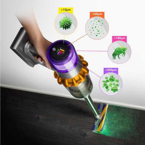 Пылесос Dyson V15 Detect Absolute серебристый купить,NaN