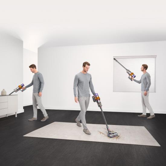 Пылесос Dyson V15 Detect Absolute серебристый купить,0