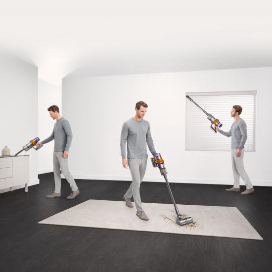 Пылесос Dyson V15 Detect Absolute серебристый купить,NaN