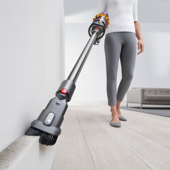 Пылесос Dyson V15 Detect Absolute серебристый купить,NaN