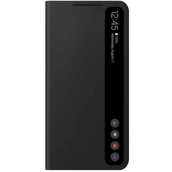 Чехол Samsung Smart Clear Cover для Samsung Galaxy S21 FE черный купить,NaN