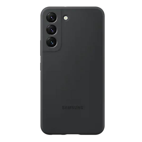 Чехол Samsung Silicone Cover для Samsung Galaxy S22 черный купить,NaN