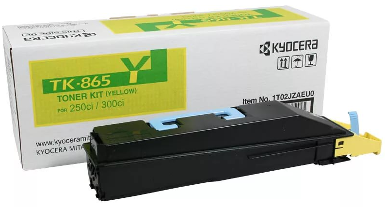 Тонер-картридж Kyocera TK-865 1T02JZAEU0 желтый 