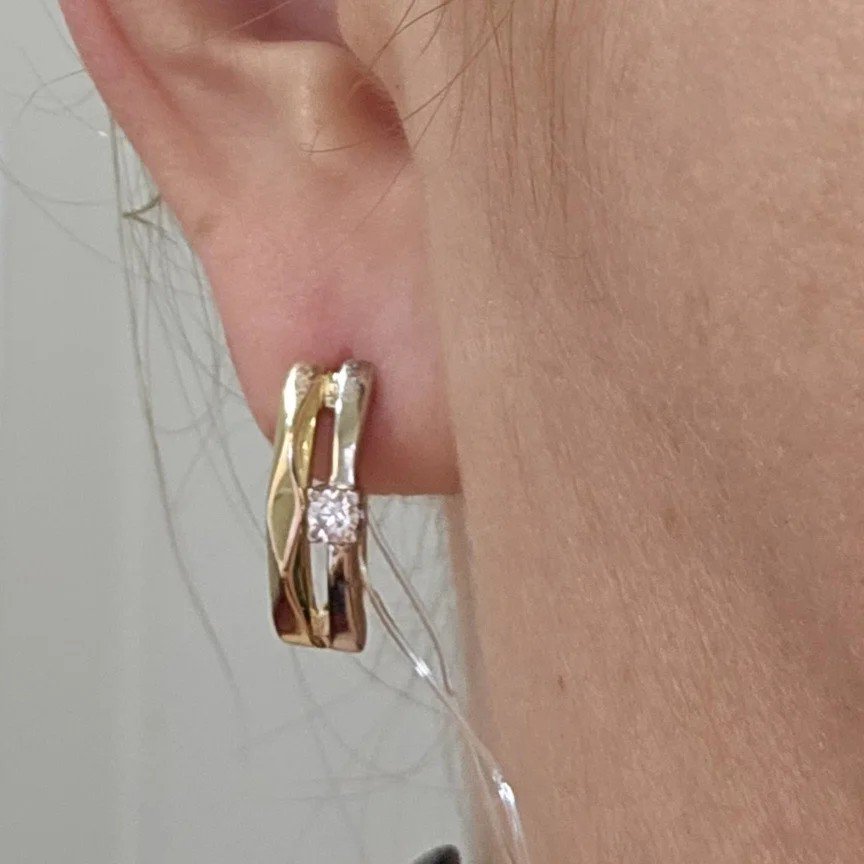 Серьги Deimantas 106932339 4,34гр 0,196ct. купить,NaN