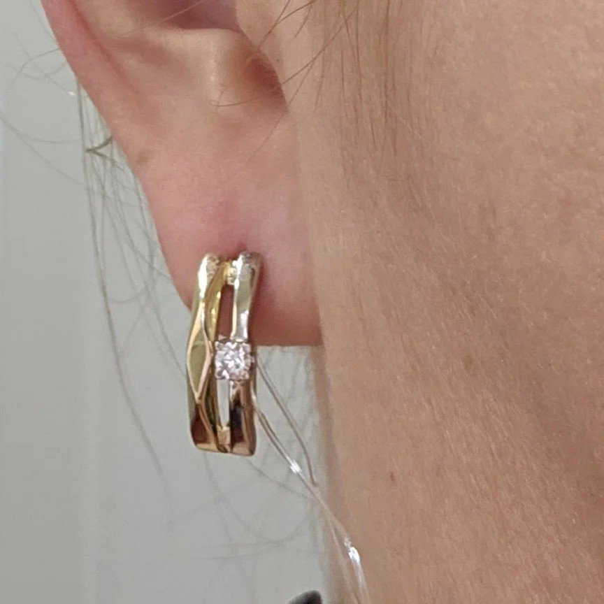 Серьги Deimantas 106932339 4,34гр 0,196ct. купить,NaN