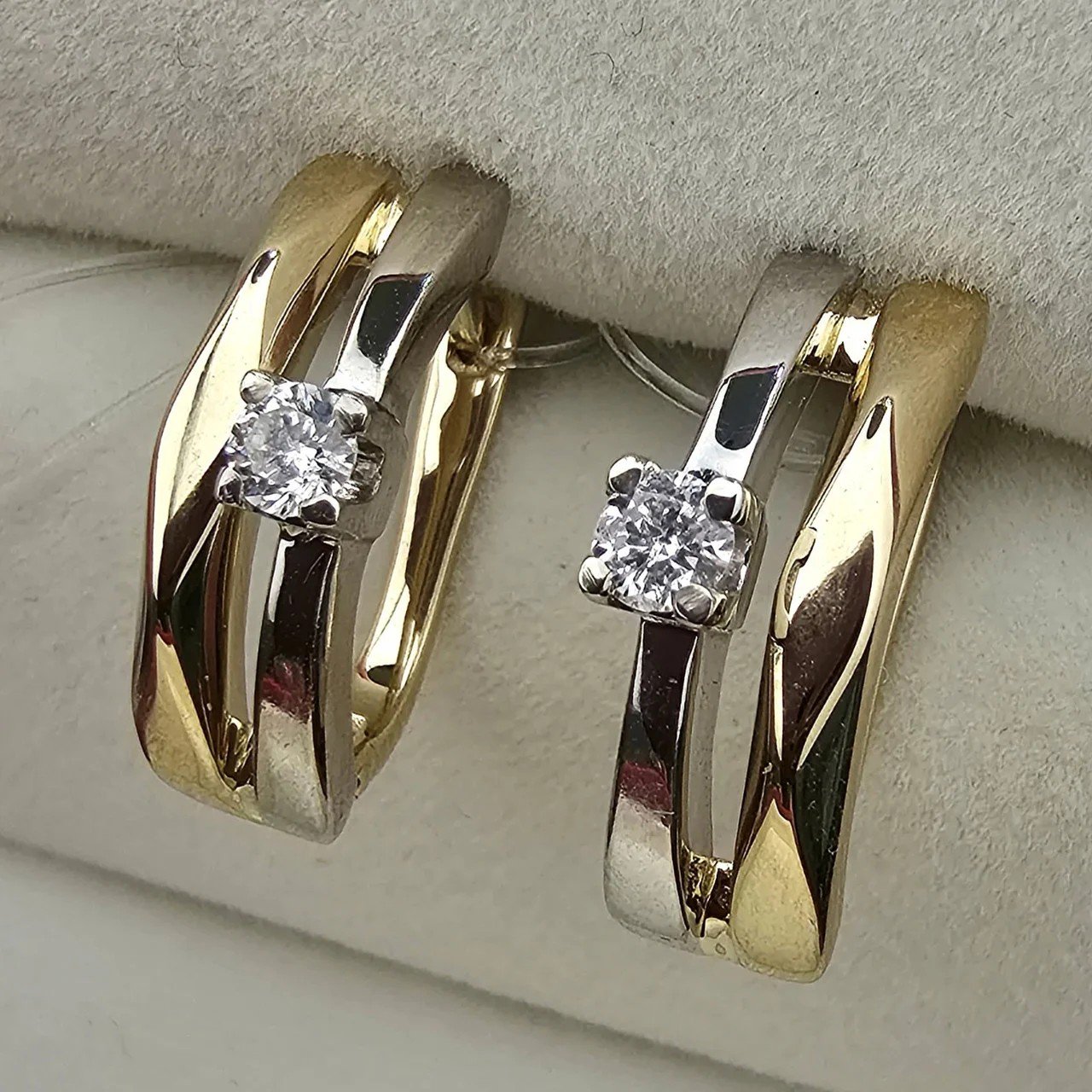 Серьги Deimantas 106932339 4,34гр 0,196ct. купить,NaN
