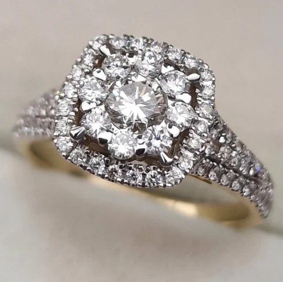 Комплект Deimantas 106769417 17р 0,9ct 1,23ct. купить,NaN