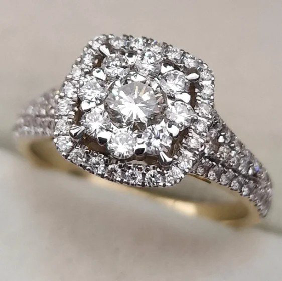 Комплект Deimantas 106769417 17р 0,9ct 1,23ct. купить,NaN
