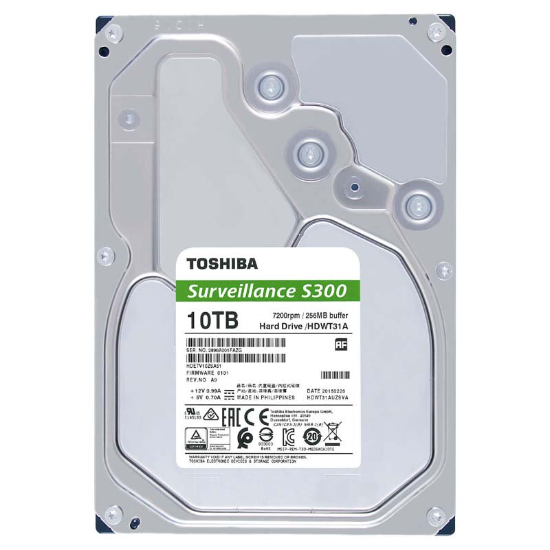 Жесткий диск HDD Toshiba S300 HDWT31AUZSVA 10Tb 