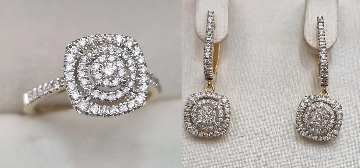 Комплект Deimantas 106620999 0,41ct 0,90ct. купить,NaN