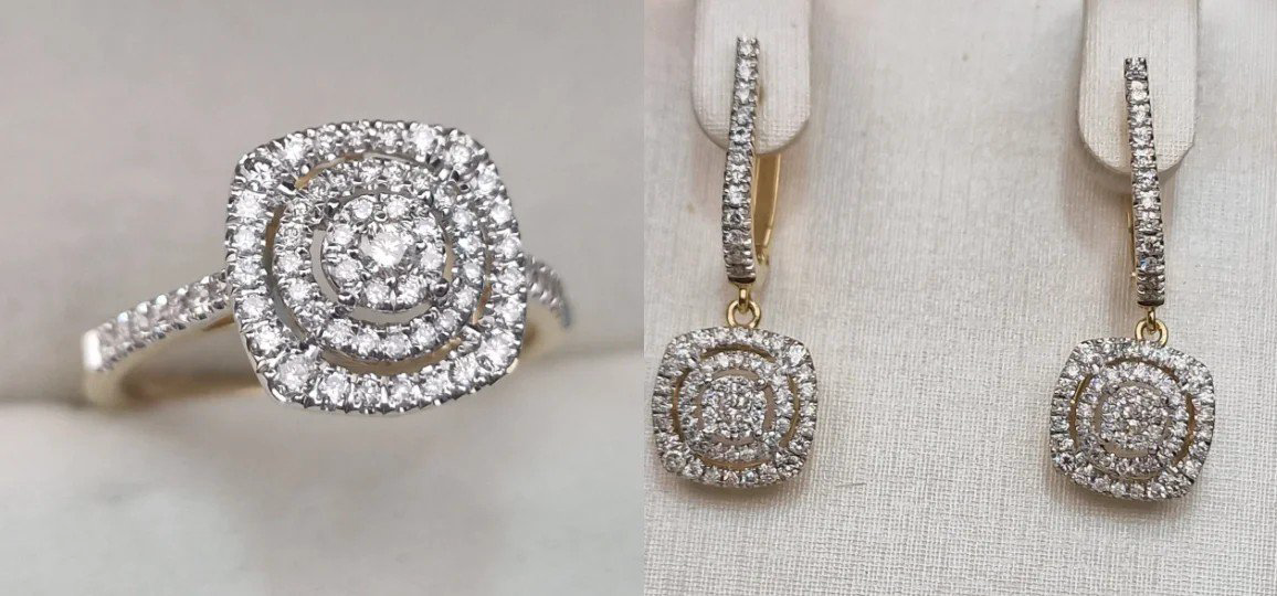 Комплект Deimantas 106620999 0,41ct 0,90ct. купить,NaN