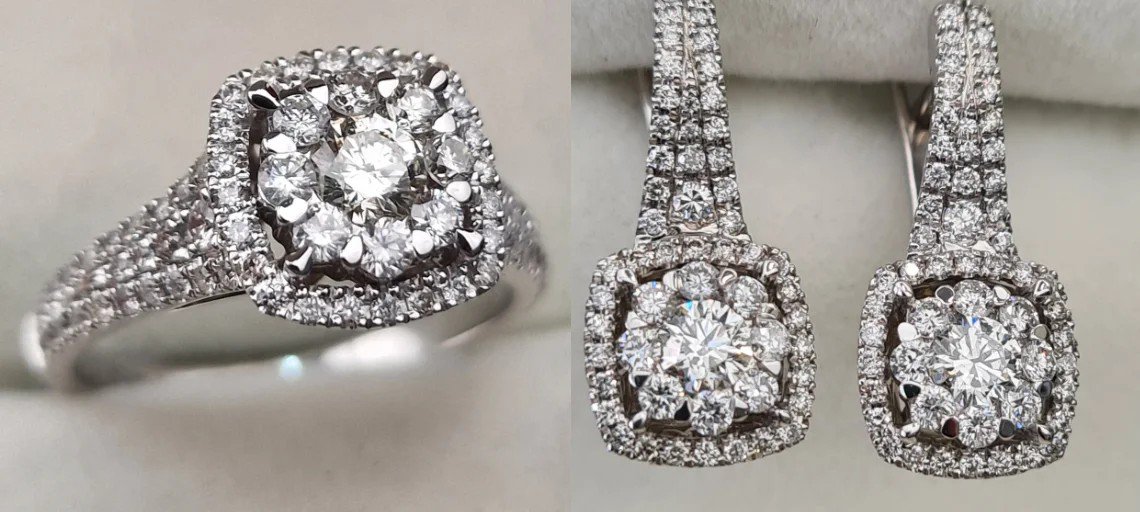 Комплект Deimantas 106769486 17р 0,91ct 1,25ct. купить,NaN