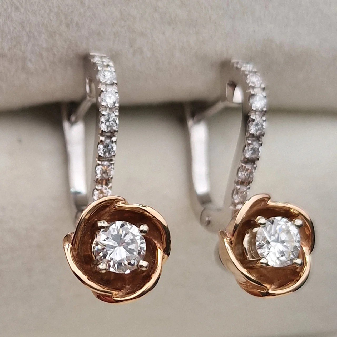 Серьги Deimantas 106724098 4,99гр 0,7ct. купить,NaN