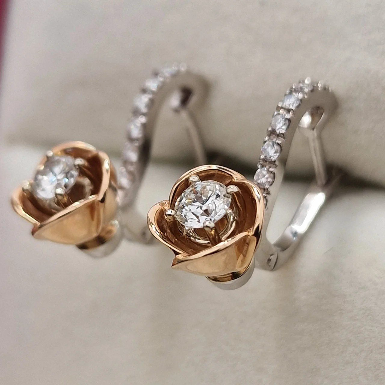 Серьги Deimantas 106724098 4,99гр 0,7ct. купить,NaN